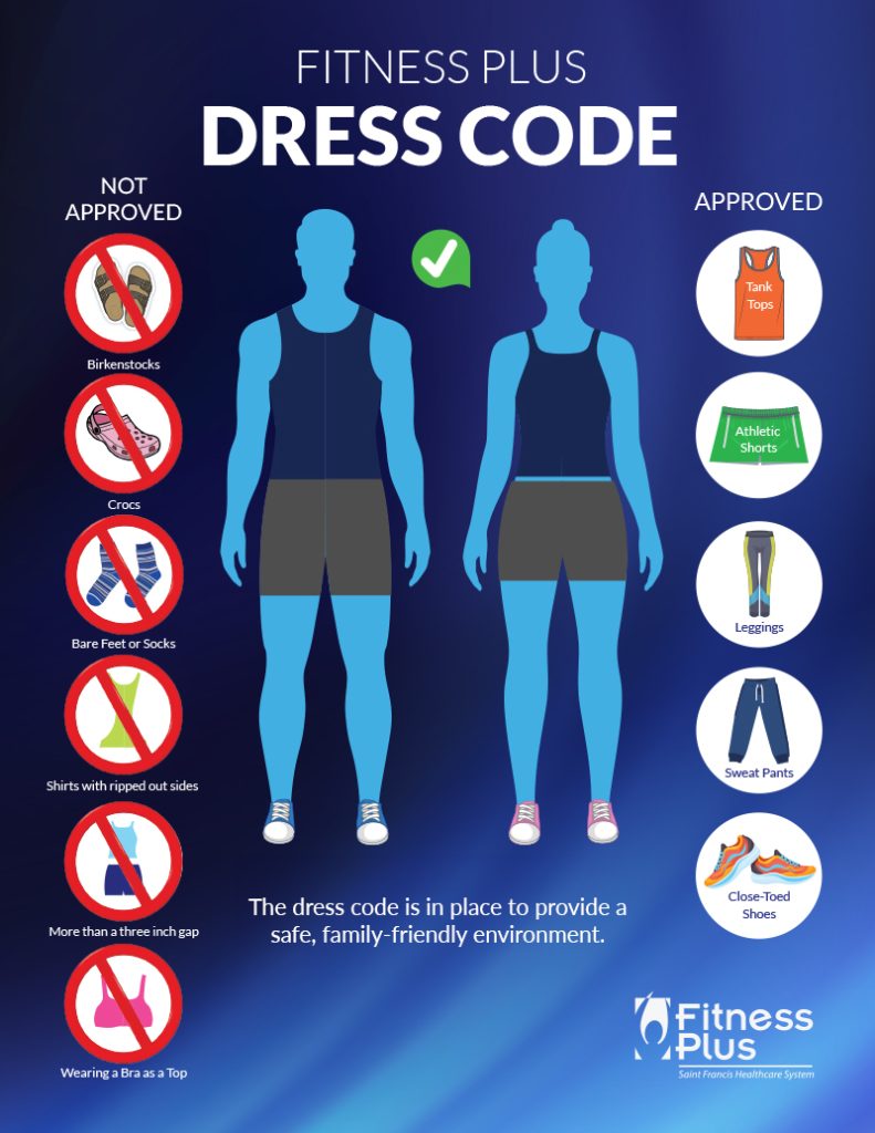 Fitness Plus Dress Code
